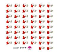 jojnsha Paquet De 40 Systèmes D'abreuvement De Volaille pour Abreuvoir À Tétons pour La Maison Et La Ferme Commerciale Utilisation Efficace De l'eau Et Assemblage Facile