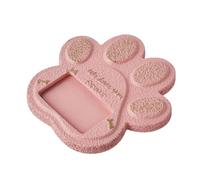 jojnsha Plaques Commémoratives De Marqueur Tombe d'animal Compagnie Ciments Résistants Intempéries avec Cadre Photo pour Les Chats Chien Et Les Souvenirs Petits Animaux Compagnie Une