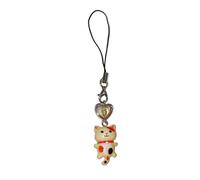 jojnsha Porte-clés avec pendentif en forme de cœur pour téléphone, sac à dos, accessoires de décoration pour clés de voiture, bijoux faits à la main