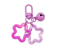 jojnsha Porte-clés en acrylique avec pendentif pour sac à dos et étiquettes de bagage léger