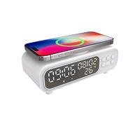 jojnsha Réveil LED À Gradation Automatique avec Veilleuse Affichage De La Température Intérieure Fonction Date Et Design Moderne pour Les Essentiels La Chambre À Coucher Réveil Familial Connexion