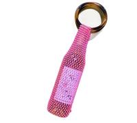 jojnsha Sac à boisson durable en cristal tressé artisanal, sangles détachables, transport sécurisé, sac à vin, b, Beauté de masse