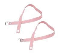 jojnsha Sangles de cheville extensibles réglables pour femme - Bandes antidérapantes pour sandales avec crochet - Ensemble d'accessoires pour chaussures pour événements formels, Rose/rouge, 35 EU