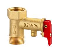 jojnsha Soupapes De Sécurité pour Chauffe-Eau Électrique Régulateur Pression Réduction Pression en Laiton pour La Prévention des Fuites Sécurité des Chaudières À Eau Électriques