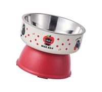 jojnsha Station d'alimentation pour Chien avec Bol ' Caractéristiques Anti-éclaboussures Un Nettoyage Facile Bol ' Robuste Anti-déversement Animaux De Compagnie