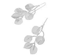 jojnsha Tendance Esthétique Couleur Or/argent Feuille De Ginkgos Collier Ras Du Cou Boucles D'oreilles Pour Femmes Bijoux Polyvalents Pour Toutes Les Occasions Bijoux De D'humeur