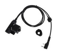 jojnsha U94 PTT Casque tactique avec bouton pour radio bidirectionnelle TK-3107 TK-3207 TK-3207G TK-3230 TK-3160 TK-2160 TK-1118 TK-278 pour adultes avec micro et microphone rechargeable longue portée