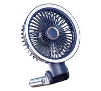 jojnsha Ventilateur De Clip Miniature Portable USB Facturation 3 Vitesses D'espace De Réglage Sauvegarde Du Ventilateur Pour Le Bureau Lit Portable Sans Fil