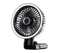 jojnsha Ventilateur De Clip Miniature Portable USB Facturation 3 Vitesses D'espace De Réglage Sauvegarde Du Ventilateur Pour Le Bureau Lit Portable Sans Fil