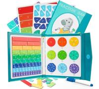JOJNUMERI - Kit d'apprentissage magnétique - Pour apprendre et comprendre les fractions - Maître de calcul des mathématiques