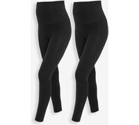 Jojo Maman Bébé JoJo Maman Bébé Black 2-Pack Maternity Everyday Leggings