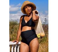 Jojo Maman Bébé JoJo Maman Bébé Black Chrome Sleeveless V Neck Maternity Bikini 2-Piece Set