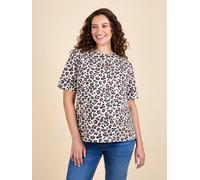 Jojo Maman Bébé JoJo Maman Bébé Brown Oversized Boyfriend Maternity T-Shirt