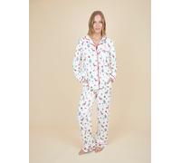 Jojo Maman Bébé JoJo Maman Bébé Cream Women's Christmas Pyjama Set