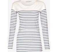 Jojo Maman Bébé JoJo Maman Bébé Ecru Cream Navy Stripe Breton Stripe Nursing Top