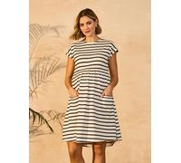 Jojo Maman Bébé JoJo Maman Bébé Ecru Pocket Maternity T-Shirt Dress Ecru Large