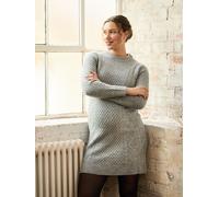 Jojo Maman Bébé JoJo Maman Bébé Grey Cable Knit High Neck Maternity Dress Grey M