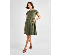 Jojo Maman Bébé JoJo Maman Bébé Khaki Pocket Maternity T-Shirt Dress Khaki Small