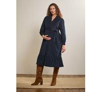 Jojo Maman Bébé JoJo Maman Bébé Navy Cord Maternity Midi Dress Navy M (EU 40-42)