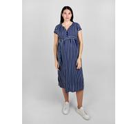 Jojo Maman Bébé Jojo Maman Bébé Robe mi-longue boutonnée sur le devant Grossesse bleu M (FR 42-44)