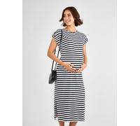 Jojo Maman Bébé JoJo Maman Bébé White Maternity Midi T-Shirt Dress White L (EU 44-46)