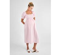 Jojo Maman Bébé Robe mi-longue JoJo Maman bébé Imprimé froncée à petites fleurs Rose clair Large (EU 44-46)