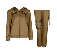 JOJO STYLE Anime Cosplay Costume 86 Eighty Six Shinel Nozen Mascarade Danse SoiréE Uniforme Ensemble De 7 Pièces pour Une Pièce De Théâtre, Une Soirée, Un Cadeau De Vacances,Laiton,S