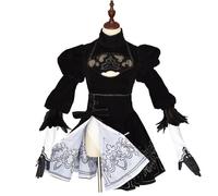 JOJO STYLE Anime Cosplay Costume Nier:Automata Cosplay Anime Manga Christmas Costumes Mascarade Danse Soirée Y Compris Un Ensemble Complet De Vêtements + Accessoires,Noir,2XL
