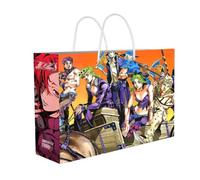 JoJoAdventure Sac Cadeaux - Anime Figure Autocollants Broche Carte Poster Jouet Bag - JoJoAdventure Figurine Décoration Set
