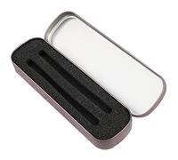 jojobasec Petite boîte en métal pour stylo-plume avec coussin à charnière - Cadeau pour designers, artistes, enseignants