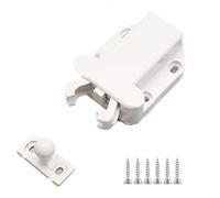 jojobasec Poussoir d'armoire sans poignée pour porte cachée pour dispositif de presse pour portes de meubles sans poignées, blanc