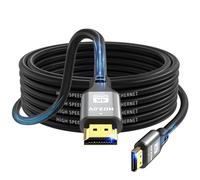 Jojobnj Câble HDMI 2.0 Haute Vitesse 7M - 4K@60Hz 18Gbps, Ultra HD, Ethernet, Audio Retour, Vidéo 1080p, 3D, Arc, HDR - Compatible Xbox, PS5/PS4, HDTV, Ordinateur Portable