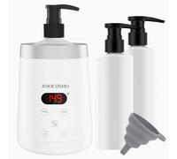JOJOCOSMO Chauffe-huile de massage professionnel pour spa, chauffe-huile automatique pour salon, maison, avec deux distributeurs d'huile (blanc)