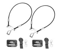 JOJOCY Lot de 2 accessoires antivol pour camping-car - Verrouillage de porte - Protection anti-effraction pour box vans, camping-cars, caravanes, camions, véhicules utilitaires