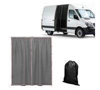 JOJOCY Moustiquaire magnétique pour Mercedes Sprinter (toit moyen/haut) Renault Master VW Crafter (toit haut/super haut) Ford Transit Campervans (porte latérale et arrière - 210 x 150 cm)