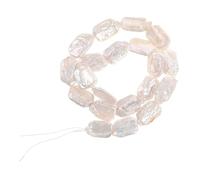 jojofuny 1 De Perles Naturelles Douce Baroques Pour Colliers Bracelets Boucles D'Oreilles Pendentifs ; Perles D'Espacement Plates Et Irrégulières Pour