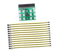 jojofuny 1 Ensemble Adaptateur De Carte Alimentation Gpu Pin Pin pour Serveurs De Conversion De Alimentation De avec Câble Graphique Démarrage Synchronisé