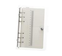 jojofuny 1 Ensemble Bloc Notes À Détachables Transparent Souple Cahier Multifonctionnel et Pratique pour Étudiants et Organisation