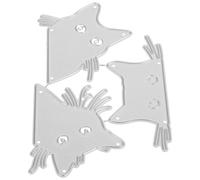 jojofuny 1 Ensemble Matrices de Découpe pour Animaux de Pochoir Gaufrage Chat pour Fabrication de Cartes et Bricolage