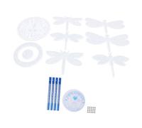 jojofuny 1 Ensemble Moules à Carillon Vent Design Kit Diy pour Adultes Moulage Silicone pour Décoration de Salon Couleur Aléatoire