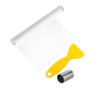 jojofuny 1 Ensemble Outils de Sculpture Argile Grattoir Planche à Fond Outils de Découpe Circulaires Polymère pour Projets Art de Modélisation