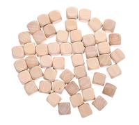 jojofuny 1 Jeu Dés en Jeu De Société Vierge Dés avec des Chiffres Taches Nombre Blancs Dégrossi Dice Vierge Jumbo Jouets Six Dés Dés Carrés Cubes 50 Pièces