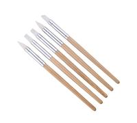 jojofuny 1 Jeu Ensemble D'outils De Poterie Pâte À Modeler Moulage Enfants Outil d'argile Fraises Artisanat Outils De Mise en Forme d'argile Travail Coupe en Bois 5 Pièces