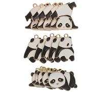 jojofuny 1 Jeu Pendants Forme De Panda Ornements Adorables Pour Accessoires De Bricolage Décorations Faites Main Pour Collier Bracelet 15 Pièces