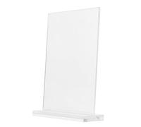 jojofuny 1 Jeu Présentoir De Table Acrylique Transparent Supports Affichage Pour Menus Flyers Et Brochures Format Avec Bords Arrondis Et Surface Lisse 6 Pièces