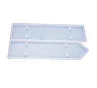 jojofuny 1 Pièce Moule Silicone pour Plaques de Porte Résine Époxy Diy Décorations Murales Personnalisées Moule à Créer Enseignes Artisanales Unique