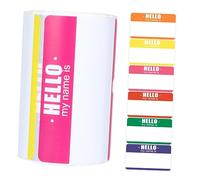 jojofuny 1 Rouleau Étiquettes Autocollantes Colorées Autocollants Pratiques pour Organisation et Étiquetage pour Fêtes Magasins et Bureau