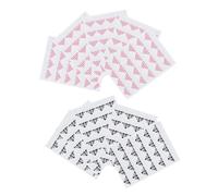 jojofuny 10 Feuilles Coins Photo Autocollants Vintage Auto-adhésifs pour Albums Scrapbooking Journaux Maintien Fort Design Élégant Rouge et Noir