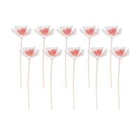 jojofuny 10 Pièces Bâtons Diffuseurs D'arôme en Papier de Riz 22x5cm Structure Fibreuse Multiporeuse, Diffusion Continue de Parfum, pour Espace Personnel et Voyages
