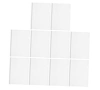 jojofuny 10 pièces Clips de Reliure Coulissante Lot de Barres de Serrage pour Dossiers Transparentes et Légères pour Classer et Vos Documents avec Sécurité